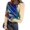 Blue, variant on Sexy Tops for Women Long Sleeve Vintage Texture Print Blouses Y2k Going Out Tees Blouses Dressy Casual Crew Neck Spring Day T Shirts Blue S