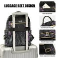 thumbnail image 3 of FORMRS Mini Backpack Purse for Women Quilted Travel Daypack Casual Shoulder Bag, Gothic Floral Print, 3 of 7