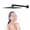 Black, variant on 16 Inch Oversize Rain Shower Head Matte Black Stainless Steel High Pressure Square Rainfall Showerhead for Full Body Coverage Wall or Ceiling Mount
