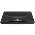 thumbnail image 3 of BOCCHI 1079-005-0126 Scala Arch 39.75 Wall-Mounted Fireclay Sink In Black, 3 of 7