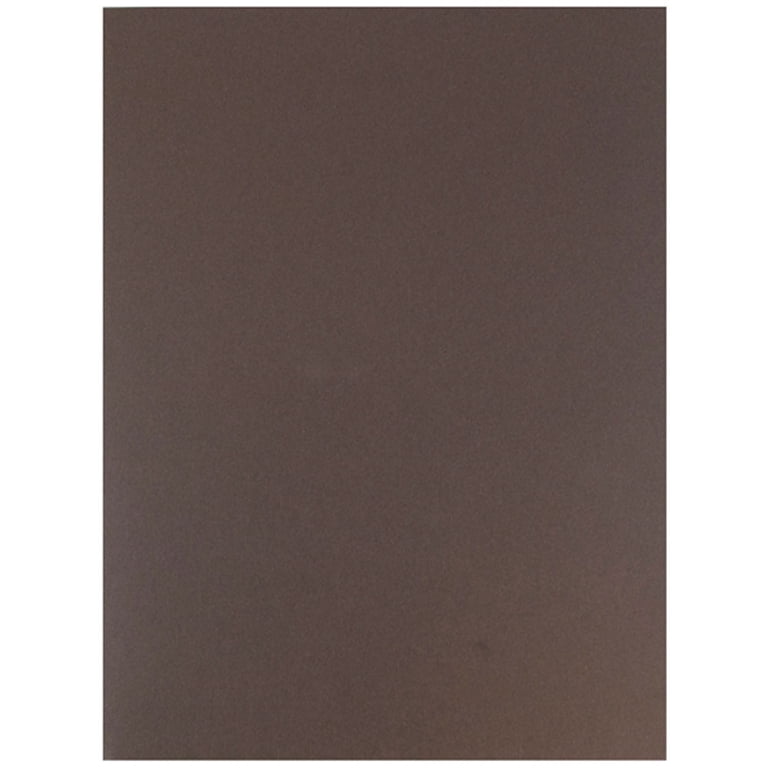JAM Paper Linen Two Pocket Folders, Chocolate Brown, 6/Pack