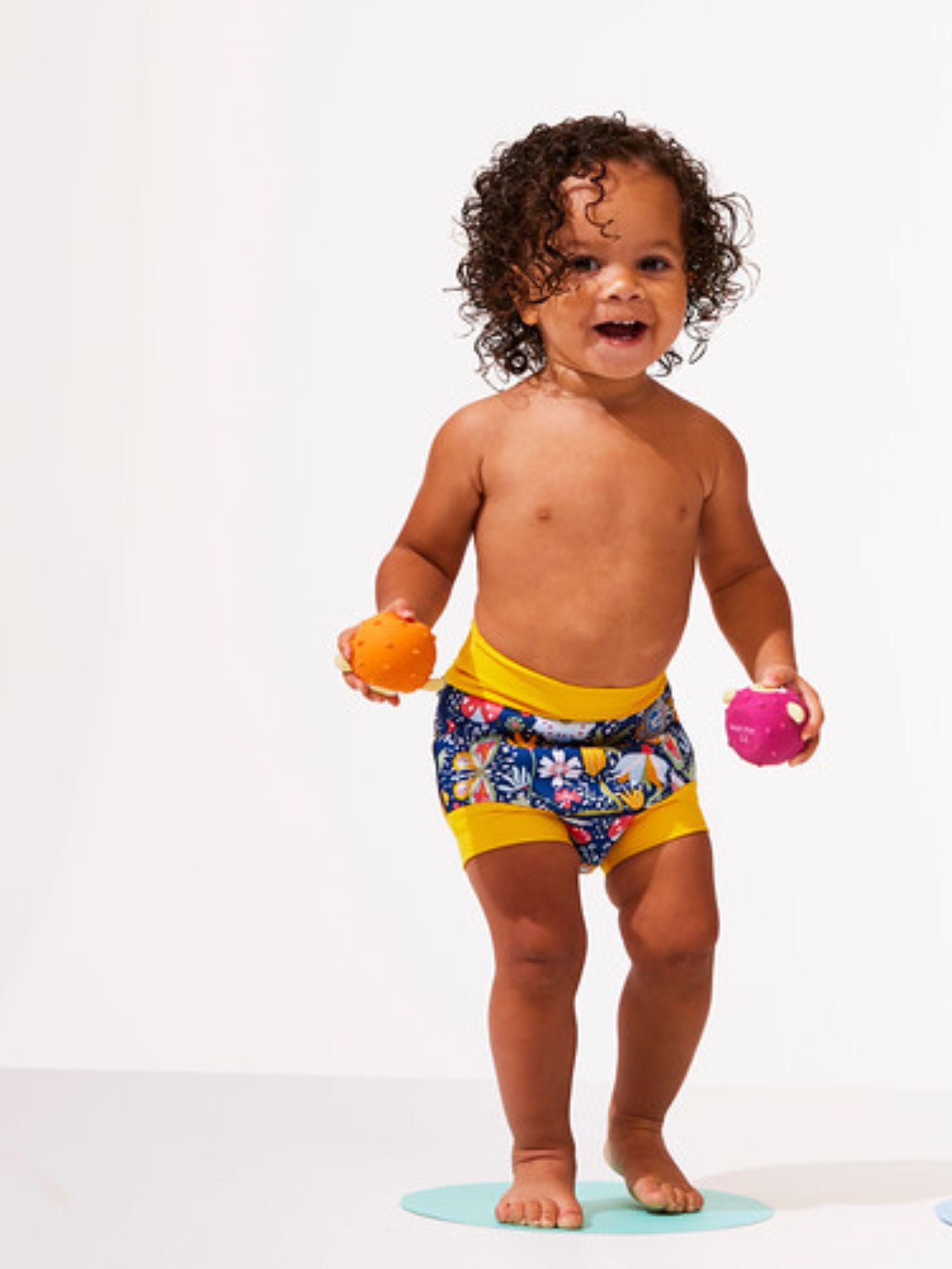 Splash About Happy Nappy Duo™ Reusable Swim Diaper, Garden Delight, 0-3 Months
