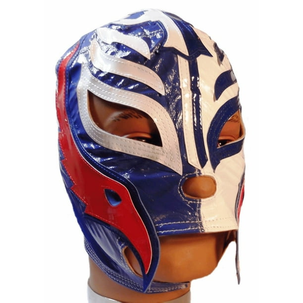 WWE Rey Mysterio Half Blue Half White Replica Mask 