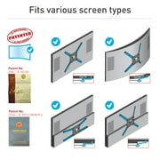 Barkan Long TV Wall Mount, 13-90 inch Dual Arm Full Motion Articulating 4 Movement Flat/Curved Screen Bracket