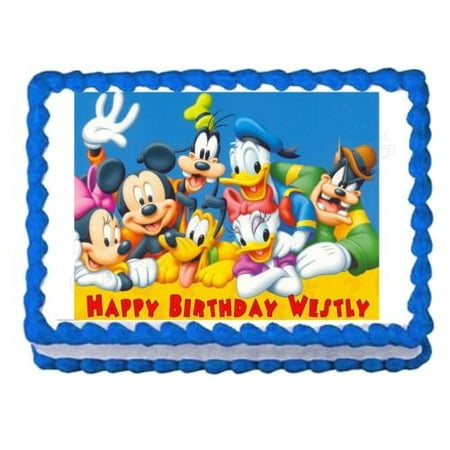Mickey Mouse Clubhouse Edible Frosting Image Cake Topper