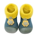 thumbnail image 1 of EDFBUYKRS Baby Home Slippers Cartoon Warm Slippers For Lined Winter Indoor Shoes, 1 of 4