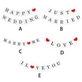 thumbnail image 3 of relayinert Wedding Proposal Letter Pulling Flag Tail, 3 of 9