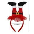 thumbnail image 5 of 6PCS LED Christmas Santa Leg Headband for Christmas Party Decor Unique Designs Hair Band Headdress, 5 of 8