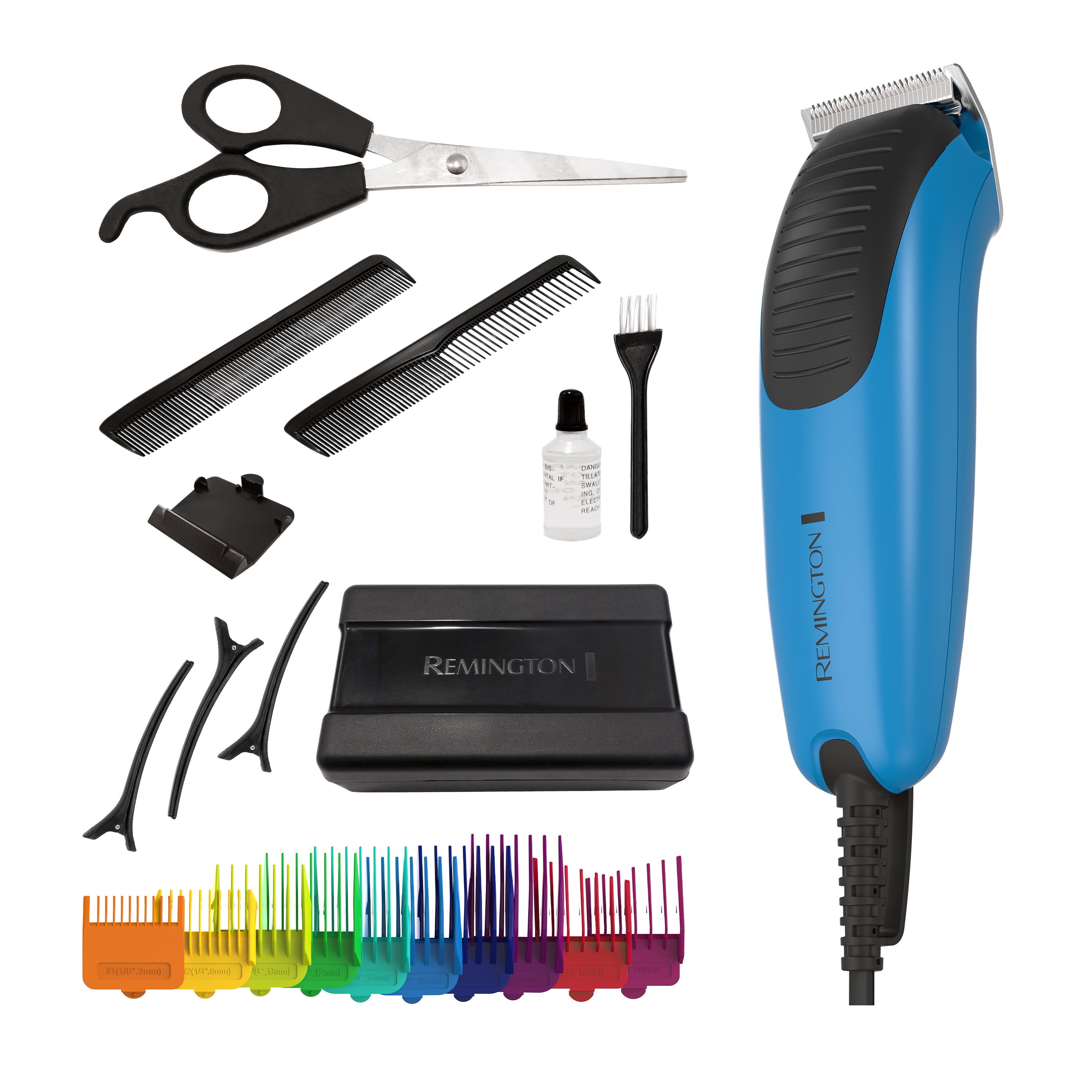 remington color comb home haircut kit