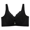thumbnail image 4 of Xucatan Push up Bra for Women Plus Size Comfort Rose Bra Curvy Couture womens Luxe Lace Wire Free Bra Gift, 4 of 5