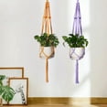 thumbnail image 4 of Macrame Plant Hangers Indoor Hanging Planter Basket Decorative Flower Pot Holder Jute Rope for Indoor Outdoor Home Decor, 4 of 8