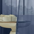 thumbnail image 5 of Sheer Voile Curtains for Windows 2 Panels Set Light Filtering Window Treatments Drapes for Bedroom Bathroom Kitchen Living Room Home Decor Soft Airy Semi-Transparent, 5 of 7