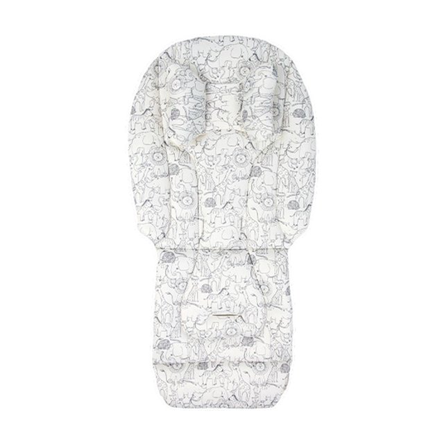 Cojín para asiento de cochecito de bebé, alfombrilla universal para cochecito de cuna, fácil de usar. Animales