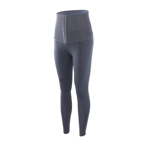 Mujeres leggings yoga espesado pantalones deportes legging suave transpirable gimnasio gimnasio ejercicio color sólido color frío pantalones gris espesado xl sidaley AP004667-12