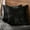 Black, variant on 2 Pack Gold Velvet Decorative Throw Pillow Covers, 18x18 Inch Pillow Covers for Couch Sofa Bed Soft Cushion Covers for Home Living Room Decor