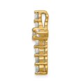 thumbnail image 2 of Real 14kt Yellow Gold Diamond Cross Chain Slide Mounting; for Adults and Teens; for Women and Men, 2 of 4