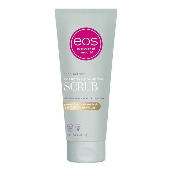 Crema exfoliante Eos Shea Better exfoliante corporal aroma cachemira de vainilla 207 ml