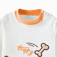 thumbnail image 6 of NOLDARES Girls Pajamas Long Sleeve 2 Piece Nightwear Set with Printed Kids Sleepwear PJs Loungewear(S311-Orange), 6 of 8