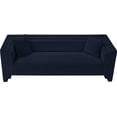 thumbnail image 6 of Meridian Furniture Everett Navy Chenille Fabric Upholstered Sofa, 6 of 15