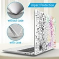 thumbnail image 7 of IBENZER Compatible with 2025 2024 MacBook Pro 13 Inch Case 2025-2016 M2/M1 A2338 A2289 A2251 A2159 A1989 A1706 A1708, Hard Shell Case for Apple Mac Pro 13 Touch Bar, Brain, T13BRN, 7 of 7
