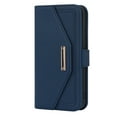 thumbnail image 2 of For Iphone 14 Pro Max Cross Texture Lanyard Leather Phone Case(Blue),iPhone 14 Pro Max, 2 of 7