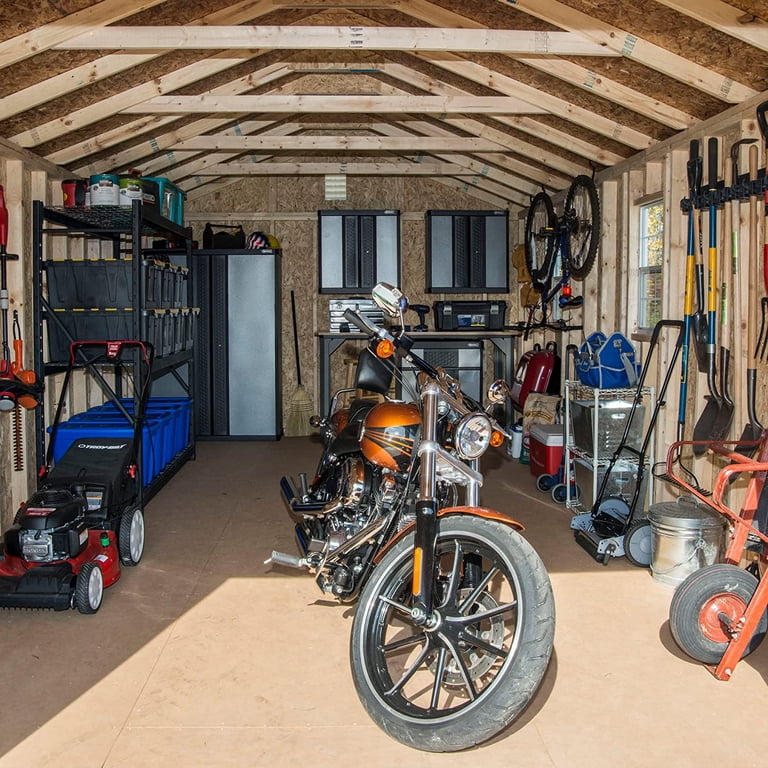 Handy Home Products, Garage Wood Shed, 12 ft. x 24 ft., double