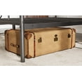 thumbnail image 2 of Distinctive Fist Design - Twin Size Metal Platform Bed Frame - Sturdy Steel Structure - Noise-Free - Underbed Storage - Easy Assembly - No Box Spring Needed - Black, TWIN Size, 2 of 4