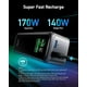 thumbnail image 5 of Anker Prime Power Bank, 27,650mAh 3-Port 250W Portable Charger (99.54Wh) Smart App, Compatible with MacBook Pro/Air, iPhone 16/15/14/13 Series, Samsung, Dell, and More (Charging Base Not Included), 5 of 5