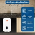 thumbnail image 7 of FVSTR 220/240V 2.5 GPM 7KW Small Smart Water Heater Self-Modulating Under Sink Kitchen Household Shower Instant Electric Tankless Water Heater, 7 of 7