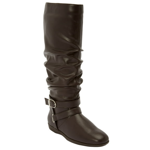 Comfortview Arya Wide Calf Slouch Boot Tall Knee High Women's Winter Shoes (Wide Widths Available)