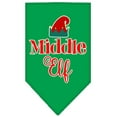 thumbnail image 4 of Christmas Pet and Dog Bandana Screen Printed, "Middle Elf", 4 of 10