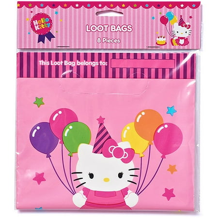 O Kitty Treat Bags Pack Of 8 Party Supplies O Kitty Treat Bags Pack Of 8 Party Supplies