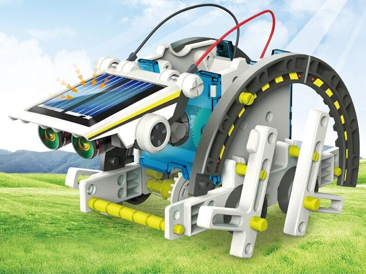13 in 1 Solar Powered Robot DIY Transformer Toy Educational Science Kit