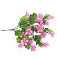 thumbnail image 2 of 5-branch Artificial Flower Grass Bouquet Simulation Floral Decor Home Table Centerpiece Fake Flower  Purple, 2 of 7