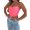 Pink, variant on Xingqing Sexy Women Push Up Bustiers Corsets Strapless Off Shoulder Slim Crop Tops Clubwear Party Outwear