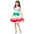 thumbnail image 6 of UACY Mexican Dress for Girls Hallo-ween Clothes Mexican Girls White Dress for Children's Hallo-ween Holiday Party Stage Performance(White,7-9 Years), 6 of 9