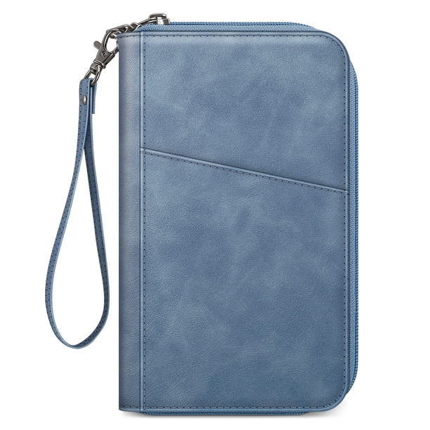 Funda para pasaporte Fintie Family, piel vegana con bloqueo RFID