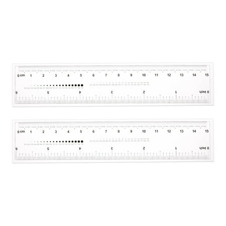 PATIKIL Film Flexible Ruler 50cm 0.1mm Scale With R Angle And