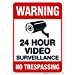 thumbnail image 2 of Sigo Signs - Video Surveillance Sign, No Trespassing Sign, 10x14 Inches, Rust Free .040 Aluminum, Fade Resistant, Made in USA, 2 of 10
