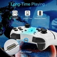 thumbnail image 5 of Switch Controller,Wireless Pro Controller with 1000mAh Battery/9 Colors RGB Light/Programmable/Dual Vibration/Gyro Sensor/Turbo/Wake-up Function,Game Controller for Switch/Lite/OLED/PC, 5 of 6