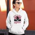 thumbnail image 4 of Just a Girl Who Loves Bigfoot Sweatshirt Sasquatch Fan Cryptid Cute Gift Vintage Sunset Wildlife Camping Hoodie, 4 of 7