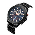 thumbnail image 5 of Curren 8275 Men's Steel Belt Fake Three-Eye Sports Watch Men's Watch Fashion Casual Watch, 5 of 5