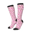 thumbnail image 2 of Haiem Cute Flamingo Socks, Funny Novelty Crazy Design Cotton Socks Sports Socks Knee High Socks For Men, Women,1Pairs - Gift For Working Friends, 2 of 8