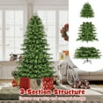 thumbnail image 6 of Costway 7 FT Artificial Christmas Tree with 370 LED Lights, 1090 Branch Tips for Home Party, 6 of 10