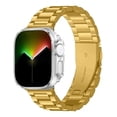 thumbnail image 1 of Correa Para Apple Watch, Eslabones de Acero Inoxidable con Case de Vidrio, Compatible con Todas las Series, 1 of 5