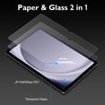 thumbnail image 4 of Protector de pantalla Esanik de vidrio templado para Galaxy Tab A9+ de 11 pulgadas, paquete de 2, 4 of 6