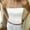 White, variant on Womens Tube Tops Fitted Tank Tops Women’s Tops Strapless Striped Bandeau Tube Aesthetic Backless Crop Tank Going Out Girls Womens Tank Tops Casual Shirts for Women Yellow M