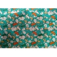 thumbnail image 4 of oneOone Cotton Silk Turquoise Blue Fabric Cloud & Bird Cartoon Diy Clothing Quilting Fabric Print Fabric By Yard 42 Inch Wide, 4 of 4