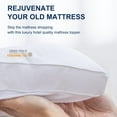 thumbnail image 6 of Extra Thick Mattress Topper(Queen Size),  Cooling Cotton Plush Down Alternative Fill Mattress Pad Cover 400TC ,Fits Mattress Upto 21'' DEEP Pocket, 6 of 12