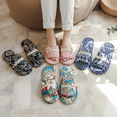 thumbnail image 1 of Zapatillas de algodón de tela a máquina para hombres y mujeres, zapatillas de interior para parejas con suelo de corcho, zapatillas de tela silenciosa para primavera, otoño e invierno, 1 of 5